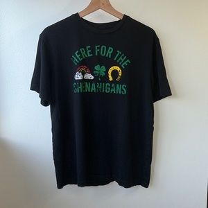 Here for the shenanigans graphic tee. Size medium. Unisex